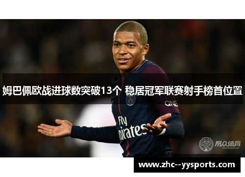 姆巴佩欧战进球数突破13个 稳居冠军联赛射手榜首位置